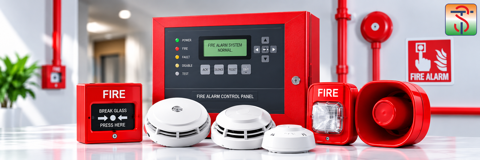rofessional Fire Alarm Equipment Display
