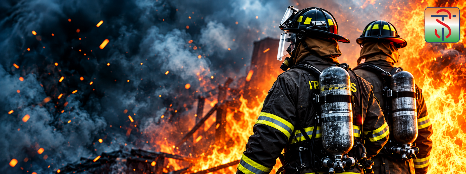 Firefighters Facing the Inferno