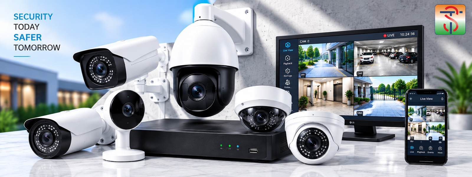 Modern CCTV Security Showcase